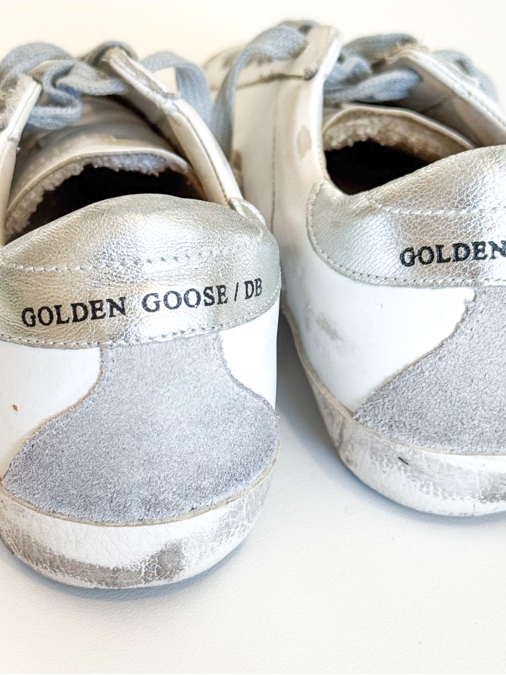✨Golden Goose Superstar Sneakers - Sz 35/US 5-6 - White Silver Star- Like New ✨ - Picture 4 of 8